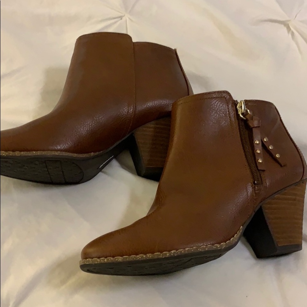 Brown booties